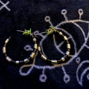 Beetlejuice Beetlejuice! Sandworm hoop earrings